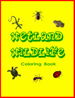 Wetland Wildlife Coloring Book
